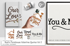 Rustic Farmhouse Valentine Digital Paper Product Image 1