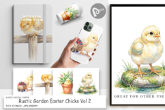 Rustic Garden Easter Digital Paper Product Image 1