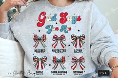 Retro God Says You Are 4th Of July PNG | Patriotic PNG Product Image 2