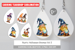Earring Rustic Halloween Gnomes Product Image 1