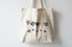 Rustic Hanging Hearts Clipart PNG Product Image 3