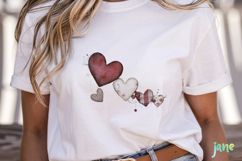 Rustic Hanging Hearts Clipart PNG Product Image 5