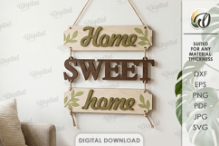 3D Rustic Wall Decor Laser Cut. Wall Hanger SVG Product Image 1