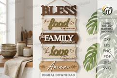 Rustic Wall Decors Bundle Laser Cut. Wall Hanger SVG Product Image 10