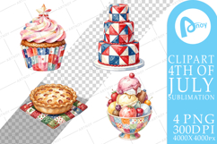 July 4th Patchwork Sweets Sublimation Product Image 1