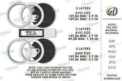 Rustic Kitchen Wall Decors Bundle Laser Cut. Kitchen SVG Product Image 3