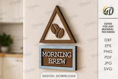 Rustic Kitchen Wall Decors Bundle Laser Cut. Kitchen SVG Product Image 13