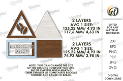 Rustic Kitchen Wall Decor Laser Cut. Kitchen SVG Product Image 2