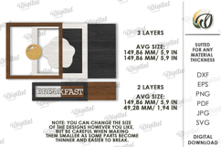Rustic Kitchen Wall Decor Laser Cut. Kitchen SVG Product Image 2