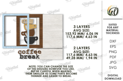 Rustic Kitchen Wall Decor Laser Cut. Kitchen SVG Product Image 2