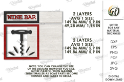 Rustic Kitchen Wall Decor Laser Cut. Kitchen SVG Product Image 2