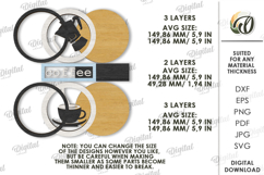 Rustic Kitchen Wall Decor Laser Cut. Kitchen SVG Product Image 2