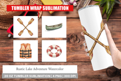 Rustic Lake Adventure Tumbler Product Image 1