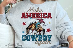 Make America Cowboy Again PNG | Patriotic PNG Product Image 2