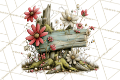 Rustic Woodland Animals Mini World Clipart PNG, Forest Product Image 4