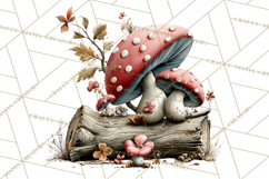 Rustic Woodland Animals Mini World Clipart PNG, Forest Product Image 2