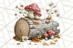 Rustic Woodland Animals Mini World Clipart PNG, Forest Product Image 4