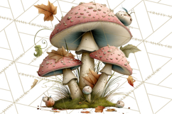 Rustic Woodland Animals Mini World Clipart PNG, Forest Product Image 2