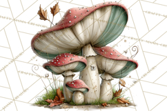 Rustic Woodland Animals Mini World Clipart PNG, Forest Product Image 3