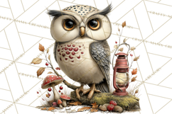 Rustic Woodland Animals Mini World Clipart PNG, Forest Product Image 3