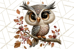Rustic Woodland Animals Mini World Clipart PNG, Forest Product Image 3