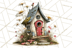 Rustic Woodland Animals Mini World Clipart PNG, Forest Product Image 5