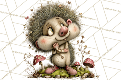 Rustic Woodland Animals Mini World Clipart PNG, Forest Product Image 3