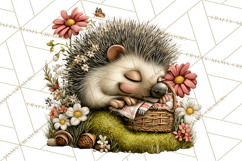 Rustic Woodland Animals Mini World Clipart PNG, Forest Product Image 2
