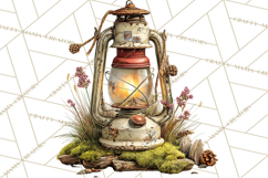 Rustic Woodland Animals Mini World Clipart PNG, Forest Product Image 2