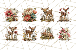 Spring Animals Clipart PNG, Cute Baby Animals, Pastel Spring Product Image 9