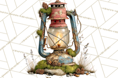 Rustic Woodland Animals Mini World Clipart PNG, Forest Product Image 4