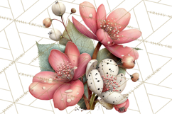 Rustic Woodland Animals Mini World Clipart PNG, Forest Product Image 5