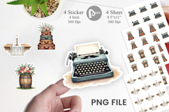 Rustic Romance Wedding Decor Sticker Product Image 1