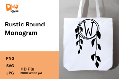 Rustic Round Monogram Product Image 1