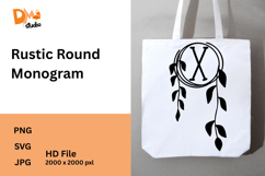 Rustic Round Monogram Product Image 1