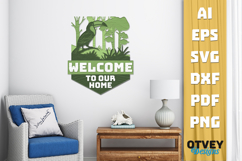 Rustic Welcome to Our Home Multi Layered Welcome Sign Product Image 2