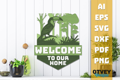 Rustic Welcome to Our Home Multi Layered Welcome Sign Product Image 1