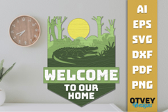 Rustic Welcome to Our Home Multi Layered Welcome Sign Product Image 3