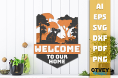 Rustic Welcome to Our Home Multi Layered Welcome Sign Product Image 3