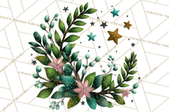 Rustic Winter Decor Clipart, Printable Cozy PNG, Folk Art Product Image 5