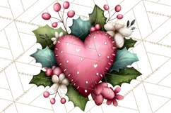 Rustic Winter Decor Clipart, Printable Cozy PNG, Folk Art Product Image 2