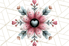 Rustic Winter Decor Clipart, Printable Cozy PNG, Folk Art Product Image 3