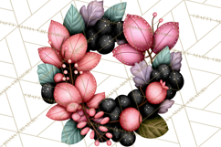 Rustic Winter Decor Clipart, Printable Cozy PNG, Folk Art Product Image 4