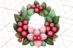 Rustic Winter Decor Clipart, Printable Cozy PNG, Folk Art Product Image 5