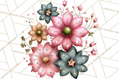 Rustic Winter Decor Clipart, Printable Cozy PNG, Folk Art Product Image 4