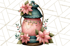 Rustic Winter Decor Clipart, Printable Cozy PNG, Folk Art Product Image 4