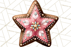 Rustic Winter Decor Clipart, Printable Cozy PNG, Folk Art Product Image 4