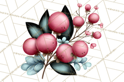 Rustic Winter Decor Clipart, Printable Cozy PNG, Folk Art Product Image 4