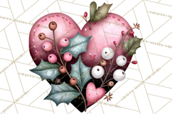 Rustic Winter Decor Clipart, Printable Cozy PNG, Folk Art Product Image 5