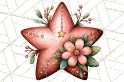 Rustic Winter Decor Clipart, Printable Cozy PNG, Folk Art Product Image 2